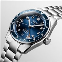 Orologio Longines Uomo Spirit Zulu Time in Acciaio L38024936 - L38024936